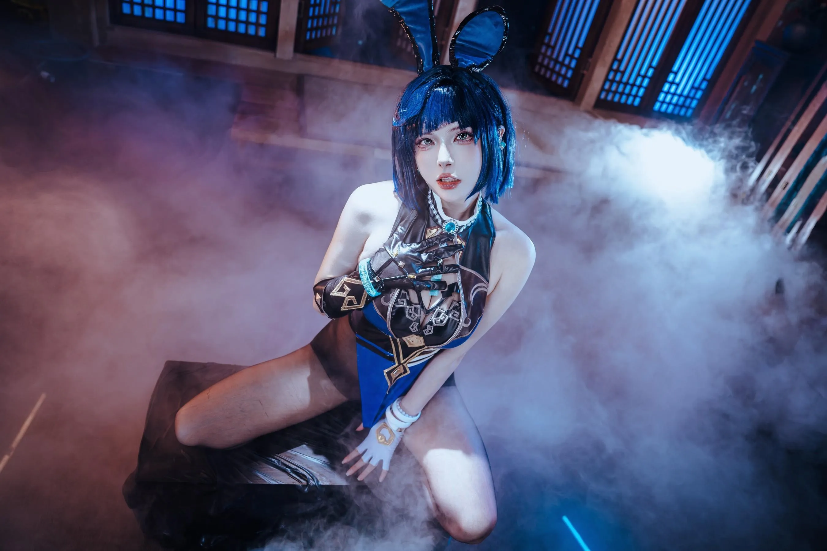秋和柯基 – NO.110 夜兰 兔女郎 [46P]插图3